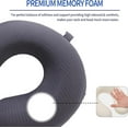 thumbnail image 6 of U Shaped Pillow For Neck, 100% Pure Memory Foam U Shaped Neck Pillow, Memory Foam Neck Pillow, Neck Pillow For Pain Relief Sleep, Curve Pillow, Cervical Pillow, Neck Pillow For Recline, 6 of 8