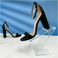 thumbnail image 2 of Plymor Clear Acrylic Elevated Heel "Z" Shoe Display Riser, 3" W x 6.25" D x 7.25" H (6 Pack), 2 of 2