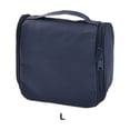 thumbnail image 4 of Cateissary Bolsa de artículos de tocador con múltiples compartimentos, bolsa de de artículos de tocador colgante de viaje esencial para viajes Almacenamiento y organización del hogar Azul l, 4 of 6
