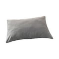 thumbnail image 2 of Savings Up to 65% off Pillow, InsCrazy Solid Color Brushed Pillowcase Comfortable Pillowcase, 2 of 7