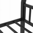 thumbnail image 4 of Full XL over Queen Bunk Bed, Heavy Duty Metal Bunk Bed with Safety Guardrail & PVC-covered Ladder for Adults, Teens and Kids (Black), 4 of 10
