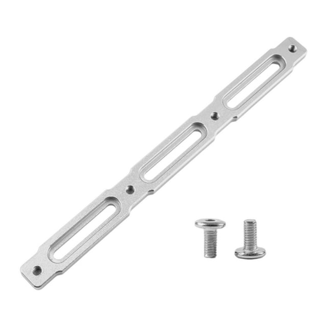 Adaptador de portabotellas de bicicleta Tornillo de ajuste del adaptador de portabotellas de bicicleta Plata 205x18cm