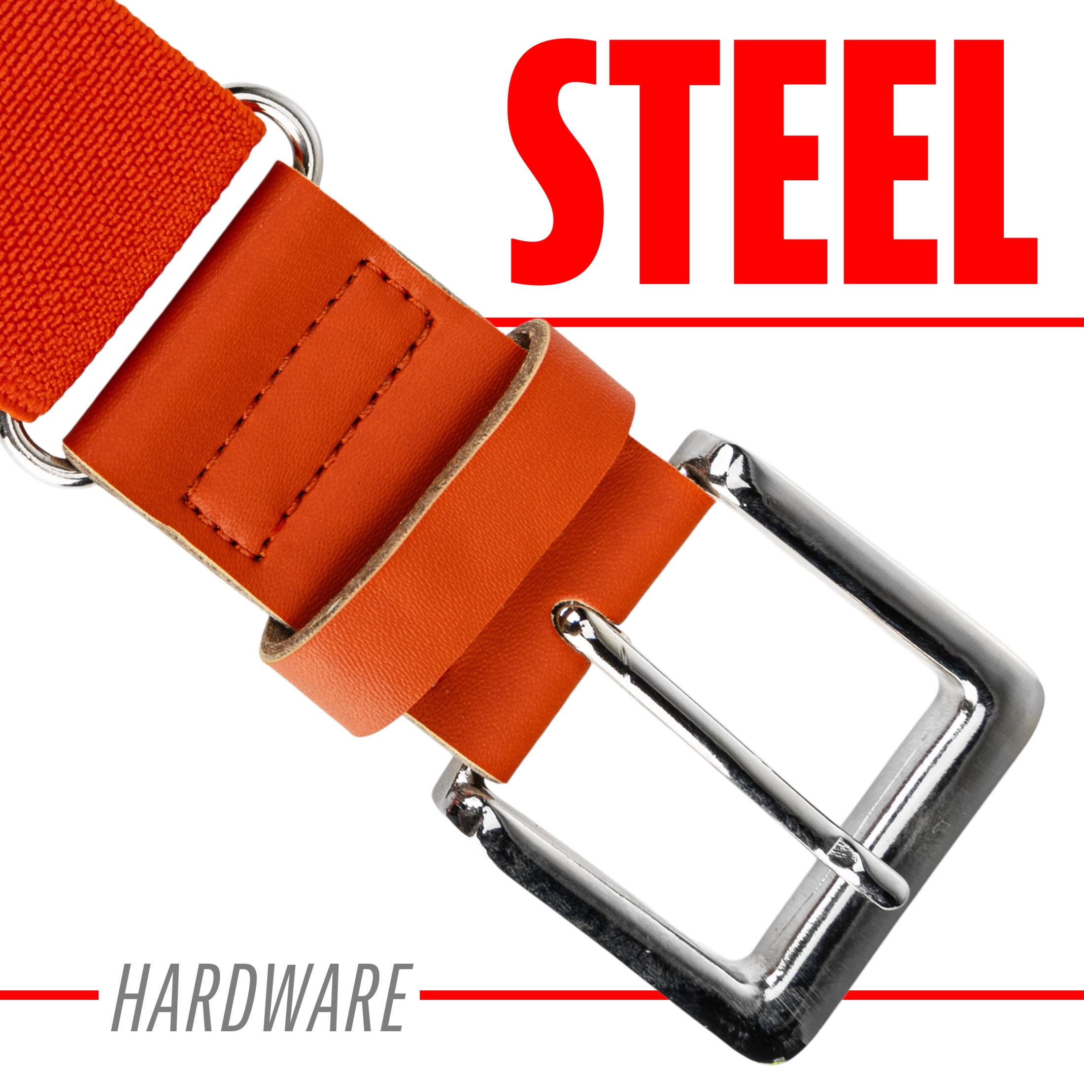 Franklin Sports MLB Adult Baseball Belt, Orange, One Size