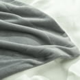 thumbnail image 5 of NTBAY 3 Piece Velvet Queen Duvet Cover Set with Zipper Closure and Corner Tie, Ultra Soft and Luxury Comforter Cover Set, 90"x90", Smoke Gray, 5 of 5