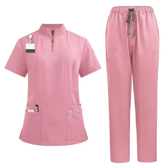 Medical Doctor Nurse Surgical Uniforms Scrub Set Beauty Salon Work Wear Spa Nursing Tunic Suit