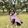thumbnail image 2 of Pawtitas Reversible Dog Jacket Water Resistant Dog Coat for Cold Weather - 3X-Small Jacket - Purple / Grey, 2 of 9