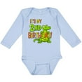 thumbnail image 3 of Inktastic It's My 2nd Birthday with Cute Green Alligator Boys or Girls Long Sleeve Baby Bodysuit, 3 of 5