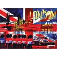 thumbnail image 2 of Le Markee 32x24 White Modern Wood Framed Museum Art Print Titled - The Spirit Of London, 2 of 4