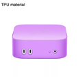thumbnail image 1 of Étui en Silicone pour apple mini M4, Housse de Protection Ronde, Housse Mate Douce et Antichoc, 1 of 1