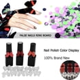 thumbnail image 3 of 50 unids/set herramienta de anillo de uñas postizas para exhibición de esmalte de uñas de mariposa (transparente) Likrtyny  Cuidado Belleza, 3 of 8