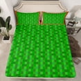 thumbnail image 2 of Feelyou Square Pixelate Miner Teens Twin Sheet Sets, Retro Video Gaming Bedding, 3pcs, 2 of 7