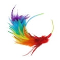 thumbnail image 4 of Unique Bargains 1 Pc Headband Colorful Feathers Hair Accessories for Women Red Yellow, 4 of 5