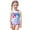 Blue, variant on Girls One Piece Swimsuit Off Shoulder Ruffles Spaghetti Strap Onesie Swim Suit Cartoon Print Swimwear Blue Summer Beach Bathing Suit 4-5T