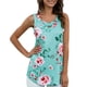 thumbnail image 4 of Chaleco de mujer Boho Camiseta sin mangas con estampado floral Camiseta con cuello en V, Verde claro, S Advancent AP002566-06, 4 of 7