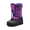 PURPLE, variant on BURUDANI Kids Boys Girls Winter Snow Boots Insulated Outdoor Snow Boots Soft Warm Shoes Boots
