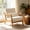 Chenille Creamy, variant on JOYMOR Modern Accent Chair, Cream Chenille Upholstered, Solid Wood Frame with Lumbar Pillow, Lounge Armchair for Living Room, Bedroom