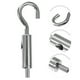 thumbnail image 2 of EeaseMX 5 tensores de gancho y ojo profesionales, guía de cable, gancho, accesorios para cuerda de alambre, 2 of 7