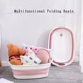 thumbnail image 3 of Collapsible Pet Bathtub Portable Wash Basin Folding Laundry Basket Multipurpose Storage Container For Cats Dogs (blue ), 3 of 6