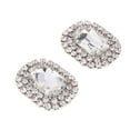 thumbnail image 3 of Parches para zapatos jinwen con diamantes de imitación apliques decorativos blanco, 3 of 8