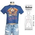 thumbnail image 3 of Queen Ladies Crop Top: Classic Crest (XX-Large), 3 of 3