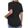 thumbnail image 3 of Fantaslook Women Tops V Neck Short Sleeve Shirts Dressy Casual Summer Tops Fashion Tunic Blouses, 3 of 8