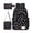 Black, variant on WONDBA 3pcs Large Capacity Backpack Student School Backpack Teen Lovely Bows Backpack,Red