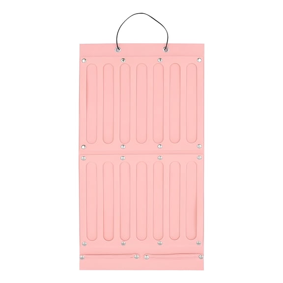 LAMIRO Girl Bow Organizer - Stylish Pink Wall-Mounted Hair Bow Storage