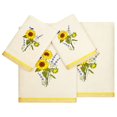 thumbnail image 5 of Linum Home Textiles 100% Turkish Cotton Girasol 4PC Embellished Towel Set, off-White, 5 of 5