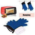 thumbnail image 5 of Guantes de barbacoa para utensilios de barbacoa, guantes de barbacoa resistentes al calor, manoplas de silicona para horno, agarraderas largas antideslizantes impermeables para b, 5 of 5