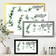 thumbnail image 4 of Designart 'Green Eucalyptus Plant Branches I' Traditional Framed Art Print, 4 of 4