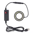thumbnail image 1 of Microscope Fill Lamp, Adjustable Brightness Soft and Long Lasting LED Ring Light Even Illumination  for 46mm Monocular Stereo Microscopes, 1 of 7