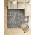 thumbnail image 5 of Unique Loom Portland Collection Area Rug - Astoria (6' 1" Square Gray/Ivory), 5 of 10