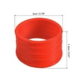 thumbnail image 2 of Uxcell Non Slip Rubber Badminton Racket Racquet Grip Band Fix Ring, Red 6 Pack, 2 of 5