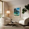 thumbnail image 4 of Discover Palawan: An Island Paradise Captured in Art - MIMAROPA Philippines Illustration Travel Poster Tropical Boat Seascape Nature Scenic Unframed Wall Art Print 30 x 45 inches, 4 of 60