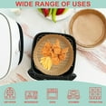 thumbnail image 2 of Air Fryer Liner Round,6.3" Natural Parchment Paper for Air Fryer Oil-proof Water-proof,Food Grade Parchment for AirFryer,Steamer,Microwave Etc(200PCS), 2 of 7