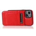 thumbnail image 3 of Jiahe Cover for iPhone 14 Plus 6.7" 2022 Case,Shockproof Card Slots Kickstand Case with Flip Premium Leather Anti-scratch Protective,Red, 3 of 8