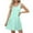 Green#1, variant on Womens Dresses, Slip Dress Solid Color Sleeveless Crew Neck Sundresses with Pockets Knee Length Dresses Prom Dress Prom Homecoming Green XXL