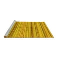 thumbnail image 2 of Ahgly Company Machine Washable Indoor Rectangle Abstract Yellow Modern Area Rugs, 7' x 9', 2 of 4