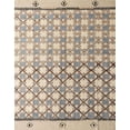 thumbnail image 1 of Ahgly Company Indoor Rectangle Abstract Dark Almond Brown Abstract Area Rugs, 2' x 5', 1 of 6