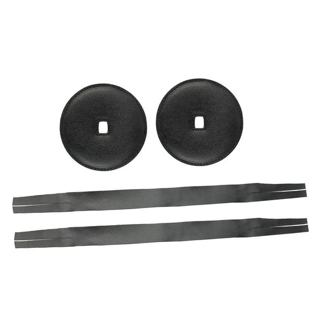 tamizeot 2 Pcs Sangle Cymbale Douce Instrument de Musique Poignée Accessoire de Réparation Noir Sangle Cymbale Noire 40x3cm
