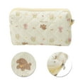 thumbnail image 4 of Unique Bargains 1 Pc Puppy Makeup Bag for Travel Beige Polyester, 4 of 6
