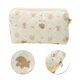 thumbnail image 4 of Bolsas de maquillaje para cachorros de 1 pieza para viajar, color beige, poliéster, 4 of 5