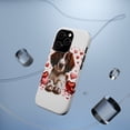 thumbnail image 5 of DistinctInk Tough Case for Apple iPhone 15 Pro MAX (6.7" Screen), Compatible with MagSafe Charging - Valentine's Day Welsh Springer Spaniel Puppy, 5 of 6