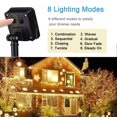 thumbnail image 3 of Hadas Solares Al Aire Libre 20M 200 Luces De Hadas Led 8 Modos Luces De Cadena Impermeables Para La Decoración Del Balcón Del Patio Del Jardín Scienceny HA044774-01, 3 of 6
