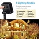 thumbnail image 3 of Hadas Solares Al Aire Libre 20M 200 Luces De Hadas Led 8 Modos Luces De Cadena Impermeables Para La Decoración Del Balcón Del Patio Del Jardín Yuarrent HA044774-01, 3 of 6