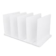 thumbnail image 3 of Multifunctional ABS Shelf Divider Holder, Easy Assembly, Categorize And Organize Closet, Books, Tableware, Bags, Simple And Elegant Design, Durable Material, 3 of 8