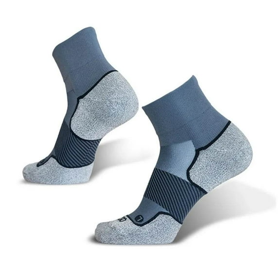 OS1st Active Comfort Socks | 1/4 Crew Charcoal Unisex Socks