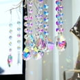 thumbnail image 2 of 9 Pack Iridescent Sun Catchers with Crystals,Rainbow Maker Crystal Suncatchers for Window Hanging Colored Glass Wind Chimes Prism Pendant Suncatcher Beads for Decoration, 2 of 6