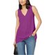 thumbnail image 1 of Blusa sin Mangas I-N-C con Dobladillo de Pañuelo para Mujer Púrpura XS, 1 of 2