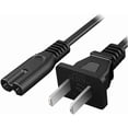 thumbnail image 1 of Cable de alimentación LORDTRONICS de 3 pies, 2 clavijas, conector Figura 8, 1 of 4